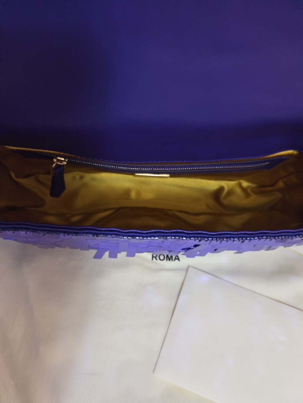 Pristine FENDI PURPLE BAGUETTE - Picture 4 of 11